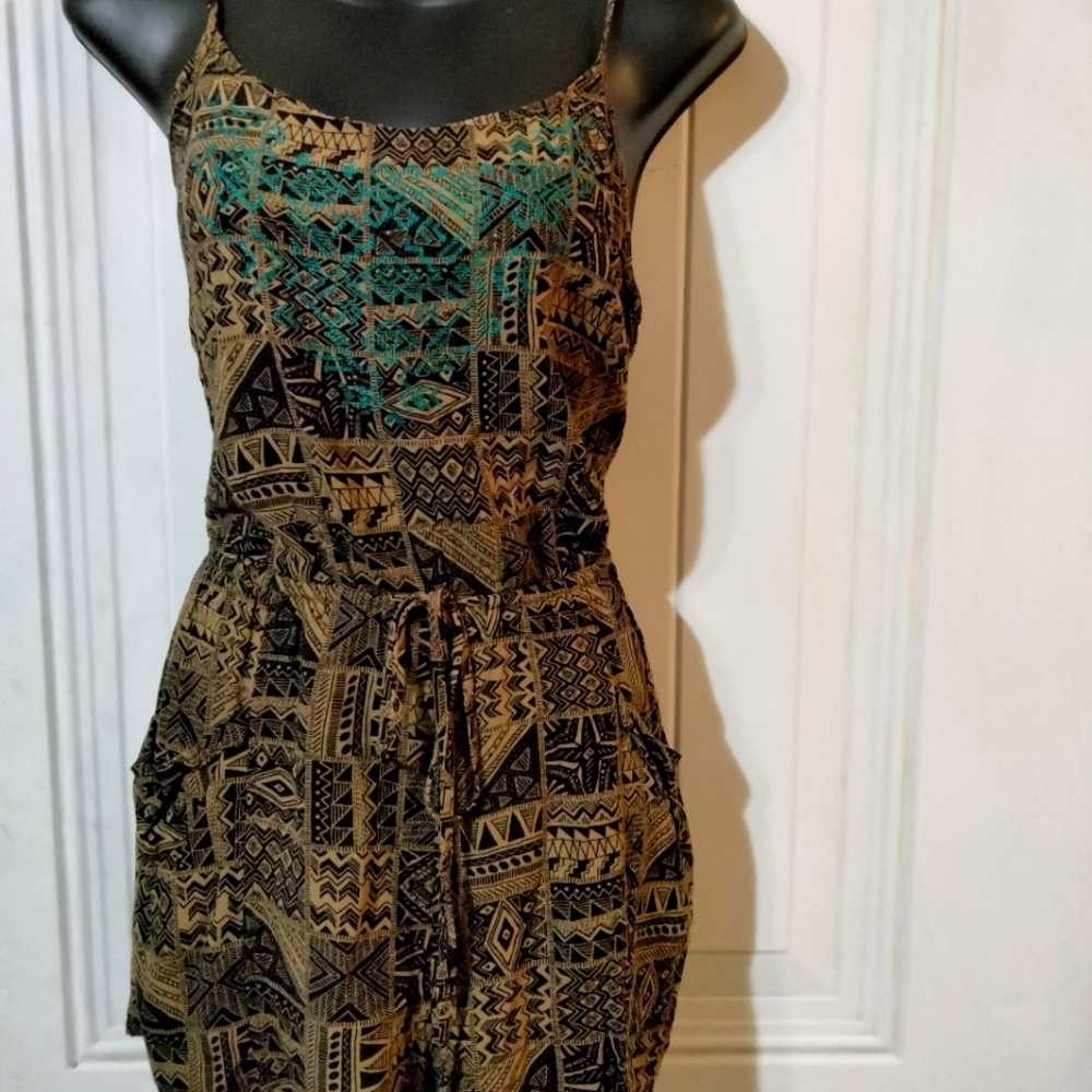 Forever 21 Aztec romper woman